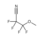 2,2,3,3-tetrafluoro-3-methoxypropanenitrile Structure