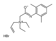 N,N-Diethyl-N-(2-oxo-2-((2,4,6-trimethylphenyl)amino)ethyl)-2-propen-1-aminium bromide picture