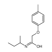 Acetamide, 2-(4-methylphenoxy)-N-(1-methylpropyl)- (9CI) structure