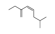 (Z)-2-methyl-6-methyleneoct-4-ene Structure