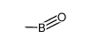 methyl(oxo)borane Structure