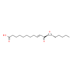 12,13-epoxy-11-oxo-9-octadecenoic acid结构式