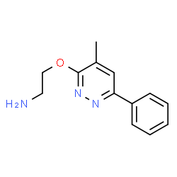 Pyridazine, 3-(2-aminoethoxy)-4-methyl-6-phenyl- (8CI) Structure