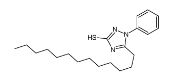 2-phenyl-3-tridecyl-1H-1,2,4-triazole-5-thione Structure