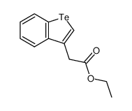 ethyl 2-(benzo[b]tellurophen-3-yl)acetate结构式