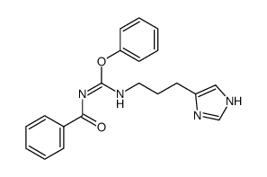 phenylN-(3-(1H-imidazol-4-yl)propyl)-N'-benzoylcarbamimidate Structure