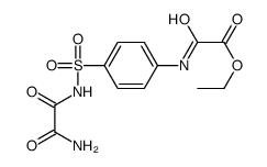 ((4-(((Aminoacetyl)amino)sulfonyl)phenyl)amino)oxoacetic acid ethyl es ter structure