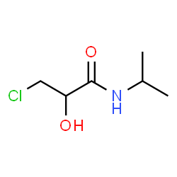 Propanamide,3-chloro-2-hydroxy-N-(1-methylethyl)- structure