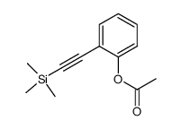 2-(2-(trimethylsilyl)ethynyl)phenyl acetate Structure