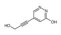 4-(3-hydroxyprop-1-ynyl)-1H-pyridazin-6-one Structure