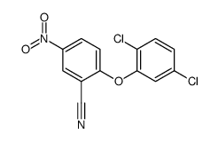 2-(2,5-dichlorophenoxy)-5-nitrobenzonitrile结构式