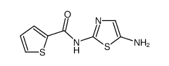 N-(5-amino-1,3-thiazol-2-yl)thiophene-2-carboxamide结构式