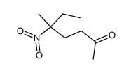 5-ethyl-5-nitrohexan-2-one结构式