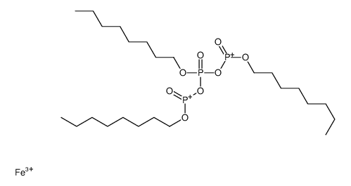 iron(3+) trioctyl triphosphonate Structure