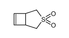 3-Thiabicyclo[3.2.0]hept-6-ene 3,3-dioxide结构式