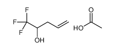acetic acid,1,1,1-trifluoropent-4-en-2-ol Structure