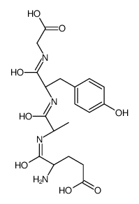 poly(glutamyl-alanyl-tyrosyl-glycine)结构式
