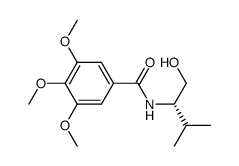 N-((S)-1-hydroxy-3-methylbutan-2-yl)-3,4,5-trimethoxybenzamide结构式