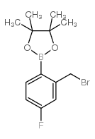 2-Bromomethyl-4-fluorophenylboronic acid pinacol ester picture