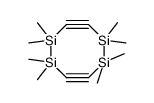 1,1,2,2,5,5,6,6-octamethyl-1,2,5,6-tetrasilacycloocta-3,7-diyne结构式