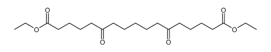 6,12-dioxo-heptadecanedioic acid diethyl ester结构式