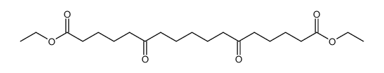 6,12-dioxo-heptadecanedioic acid diethyl ester Structure