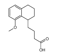 4-(8-methoxy-1,2,3,4-tetrahydro-[1]naphthyl)-butyric acid Structure