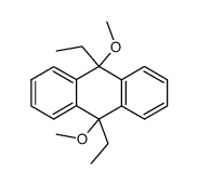 9,10-diethyl-9,10-dimethoxy-9,10-dihydro-anthracene结构式