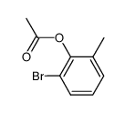 1-bromo-2-acetoxy-3-methylphenol结构式