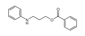 1-Phenylamino-3-benzoyloxypropane结构式