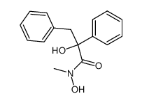 2-Hydroxy-N-methyl-2,3-diphenyl-propiohydroxamsaeure Structure