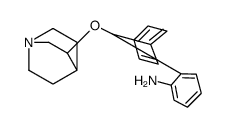 2-[1-azabicyclo[2.2.2]octan-3-yloxy(phenyl)methyl]aniline Structure