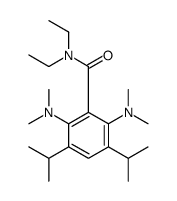 2,6-bis(dimethylamino)-N,N-diethyl-3,5-di(propan-2-yl)benzamide Structure