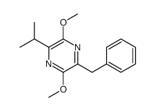 2-benzyl-3,6-dimethoxy-5-propan-2-ylpyrazine结构式