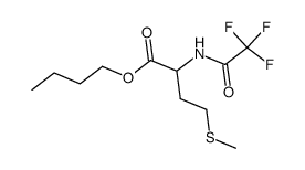 Butyl-N-trifluoracetyl-methionin结构式