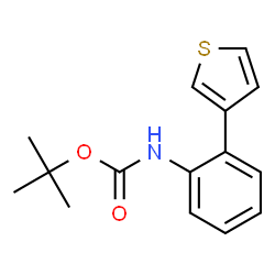 (2-THIOPHEN-3-YL-PHENYL)-CARBAMIC ACID TERT-BUTYL ESTER picture