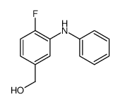 (3-anilino-4-fluorophenyl)methanol结构式