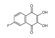 1,4-Naphthalenedione,6-fluoro-2,3-dihydroxy-(9CI) Structure