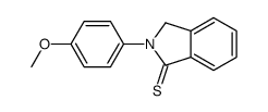 2-(4-methoxyphenyl)-3H-isoindole-1-thione Structure