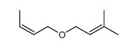 1-but-2-enoxy-3-methylbut-2-ene Structure
