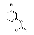 (3-bromophenyl) carbonochloridate结构式