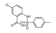 5-chloro-2-[(4-methylphenyl)sulfonylamino]benzoic acid结构式