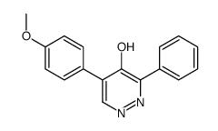 5-(4-methoxyphenyl)-3-phenyl-1H-pyridazin-4-one Structure