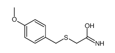 2-[(4-methoxyphenyl)methylsulfanyl]acetamide结构式