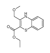 ethyl 3-(methoxymethyl)-4H-1,4-benzothiazine-2-carboxylate结构式