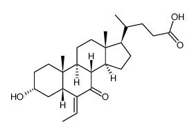 (EZ)-3α-羟基-6-亚乙基-7-酮-5β-胆烷-24-酸图片