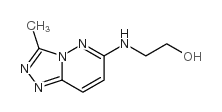 2-[(3-methyl-[1,2,4]triazolo[4,3-b]pyridazin-6-yl)amino]ethanol Structure