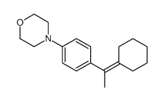 4-[4-(1-cyclohexylideneethyl)phenyl]morpholine Structure