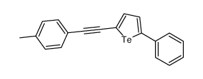 2-[2-(4-methylphenyl)ethynyl]-5-phenyltellurophene Structure