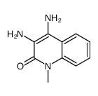 3,4-diamino-1-methylquinolin-2-one结构式